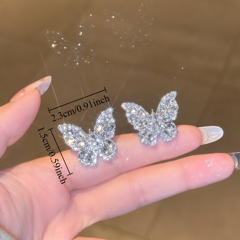 Women's Unique Delicate Butterfly Ear Bone Clip Earrings